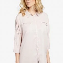 Brandneu ⌛ Khujo MYMA - Hemdbluse - Rose, Damen 🥰