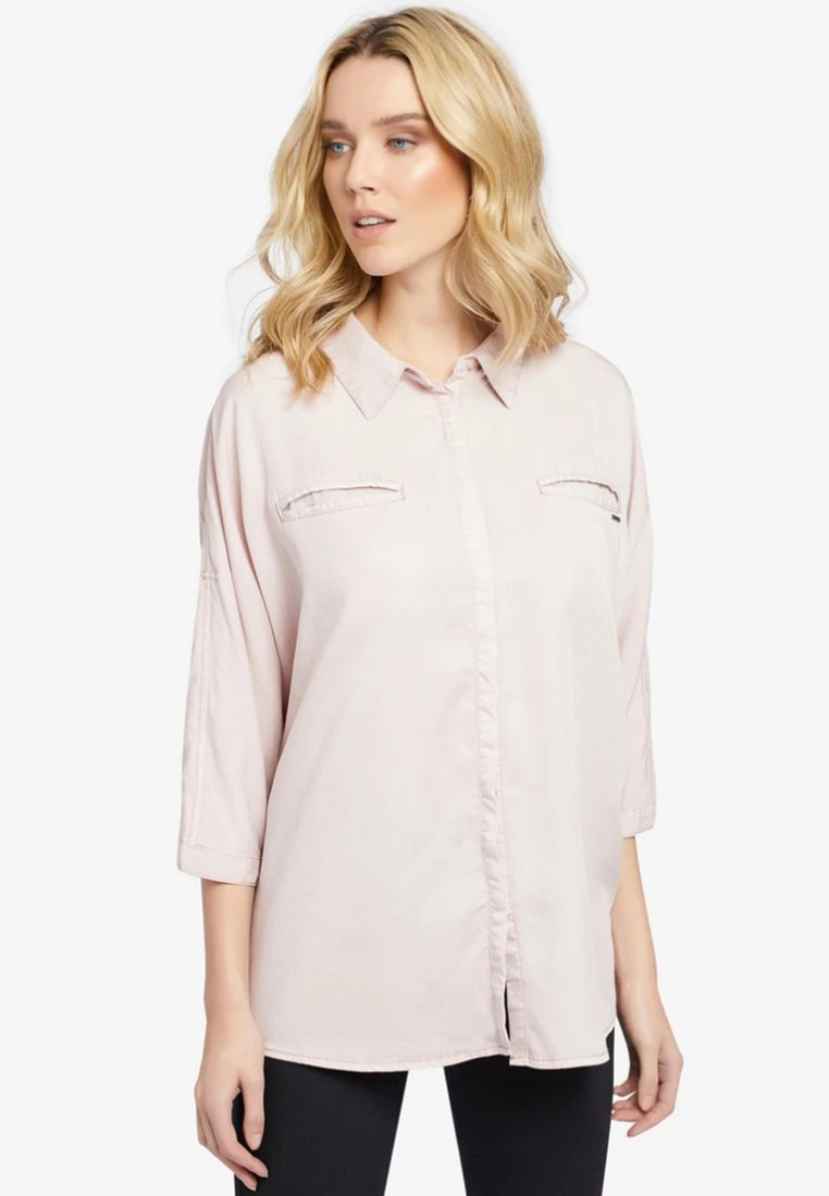 Brandneu ⌛ Khujo MYMA - Hemdbluse - Rose, Damen 🥰 1 Brandneu ⌛ Khujo MYMA - Hemdbluse - Rose, Damen 🥰