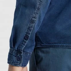 Neu 🎁 Khujo POSTO - Hemd - Denim Blau, Herren ❤️ -Khujo Verkaufsladen 003a464f8781478fa9b54b6d0990dc90