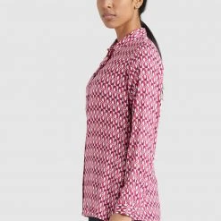 Am billigsten 🛒 Khujo LARISA - Hemdbluse - Cherry, Damen 💯 -Khujo Verkaufsladen 00f77636e49441a29132feb096d6e07e