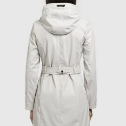 Rabatt 😉 Khujo GLENNA - Regenjacke / Wasserabweisende Jacke - Hellgrau, Damen ⭐ -Khujo Verkaufsladen 024e65ecb83b4bc0bd1cc847930ef013