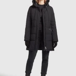 Top 10 ✨ Khujo DORANA - Wintermantel - Schwarz, Damen 🔥 -Khujo Verkaufsladen 029655f63b3d4cc9bf22b4d9b0381d51