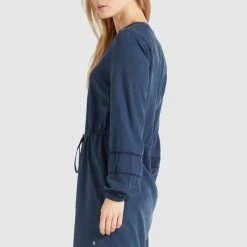 Bester Verkauf ✔️ Khujo SORELTA - Freizeitkleid - Dunkelblau, Damen ⌛ -Khujo Verkaufsladen 03d99b86a2ae408d9cd631f866c757a9