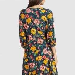 Budget 👏 Khujo SAVORY - Freizeitkleid - Multi-coloured, Damen ❤️ -Khujo Verkaufsladen 05372e86bde046c0ba8af8abd3323b33