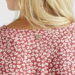 Aktion 🔔 Khujo RINALDA - Bluse - Rot Weiß Geblümt, Damen ✔️ -Khujo Verkaufsladen 05a9c846ff1f4aa79545abac96337e8b