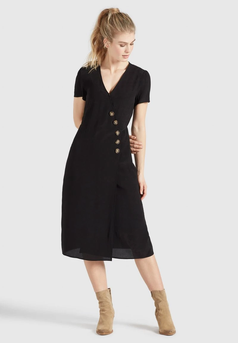 Am billigsten 🎁 Khujo PORGY - Freizeitkleid - Schwarz, Damen 🛒 1 Am billigsten 🎁 Khujo PORGY - Freizeitkleid - Schwarz, Damen 🛒