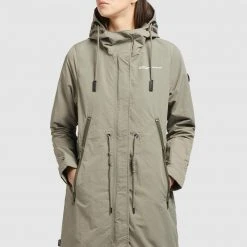 Budget ✨ Khujo ADDA - Parka - Graugrün, Damen 👏