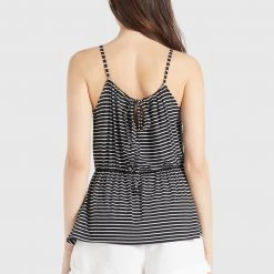 Rabatt ⭐ Khujo VALDA - Top - Schwarz-weiß Gestreift, Damen 🎉 -Khujo Verkaufsladen 0adc685864944bf490e190e78a7de718