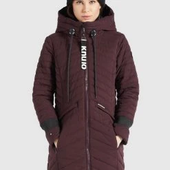 Brandneu 🌟 Khujo TOOTS PEACHED - Wintermantel - Weinrot, Damen 😀 -Khujo Verkaufsladen 0c9c943719314441ab2ca5887d8e1893