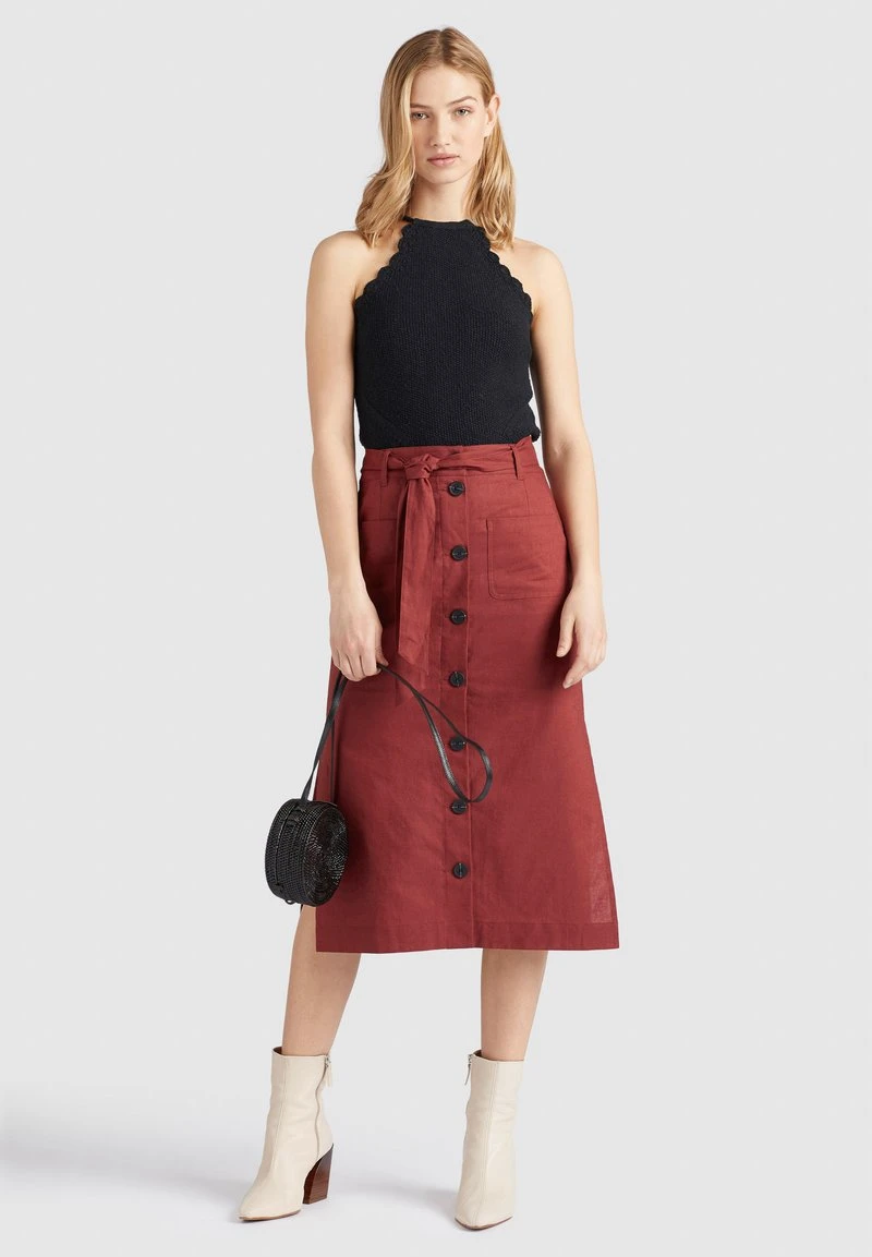 Angebote ✔️ Khujo VARSHA - A-Linien-Rock - Rotbraun, Damen 👏 4 Angebote ✔️ Khujo VARSHA - A-Linien-Rock - Rotbraun, Damen 👏 – Bild 4