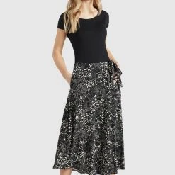 Blitzangebot 🔥 Khujo HEPKE - A-Linien-Rock - Schwarz-weiß Gemustert, Damen ✔️ -Khujo Verkaufsladen 0d1c4a854b5c4c1699ee750ceafa251d