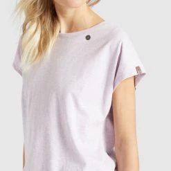 Bestpreis ❤️ Khujo MARIKA - T-Shirt Print - Flieder Meliert, Damen ⌛ -Khujo Verkaufsladen 0e01443e119b4bb3a31da11b633a0da6