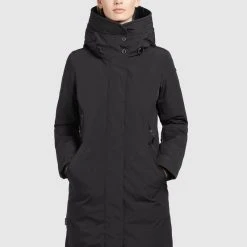 Coupon 👍 Khujo CHARLYN2 - Wintermantel - Dunkelgrau, Damen 😍