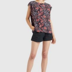 Neu ⭐ Khujo LERATO - Bluse - Dunkelblau Gemustert, Damen 🛒 -Khujo Verkaufsladen 0fa62bf361df42318be6382fdc935ec4