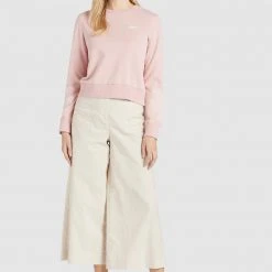 Bester Verkauf ✔️ Khujo ANAKONI LEAVES EMBRO - Sweatshirt - Rosa, Damen ✨