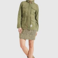 Rabatt 🤩 Khujo PAOLA2 - Parka - Oliv, Damen 😉 -Khujo Verkaufsladen 1239492f0d3f49b0be0f742151afca3c