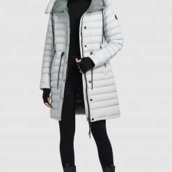 Rabatt 🤩 Khujo MANTEL NIANA SHINE - Wintermantel - Hellgrau, Damen 😍 -Khujo Verkaufsladen 131135a84bbb48229c29e00e6d6dcb0e