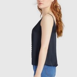 Billig ⭐ Khujo SUGAR - Bluse - Dark Blue, Damen 👏 -Khujo Verkaufsladen 13bb90dafd674da1abe1ec06c970b86c