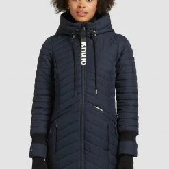 Großhandel ⌛ Khujo MANTEL TOOTS STRUCTURED - Wintermantel - Dunkelblau, Damen ⭐ -Khujo Verkaufsladen 141baa8c8e72468e8c3137f3d030d1c1