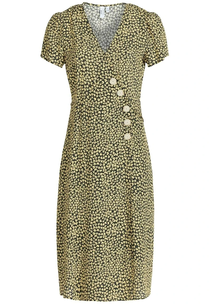 Bestes Angebot 👍 Khujo PORGY - Freizeitkleid - Schwarz-gelb Geblümt, Damen 🌟 7 Bestes Angebot 👍 Khujo PORGY - Freizeitkleid - Schwarz-gelb Geblümt, Damen 🌟 – Bild 7