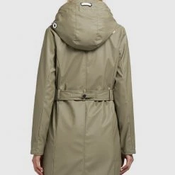 Großhandel ⭐ Khujo GLENNA - Regenjacke / Wasserabweisende Jacke - Graugrün, Damen 🔔 -Khujo Verkaufsladen 1623bbc32b094cd8b7c9ac7d7a25f771