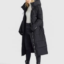 Brandneu ⌛ Khujo MANTEL SOULANI - Wintermantel - Schwarz, Damen 🌟 -Khujo Verkaufsladen 1722586f018c4568a600ad494eeef099