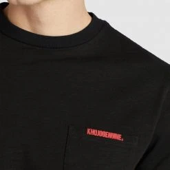 Auslauf 🛒 Khujo DESTIN SOLID - T-Shirt Print - Schwarz, Herren ⭐ -Khujo Verkaufsladen 19d2484788684ded86d5e3c2085baf4f