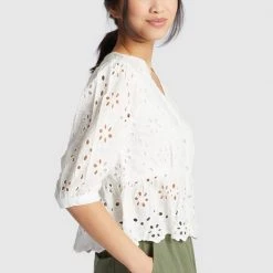 Auslauf ✔️ Khujo GALILEA - Bluse - White, Damen 🔔 -Khujo Verkaufsladen 19d25b1223c54c78917de20b7d090728