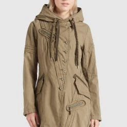 Aktion 🛒 Khujo ZARIA - Parka - Army, Damen 🌟