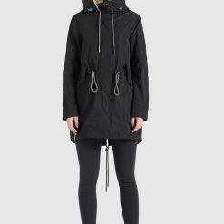 Aktion 😍 Khujo CATHARINA - Parka - Schwarz, Damen 🧨 -Khujo Verkaufsladen 1d0f622bef874f419127085cd1c734bc