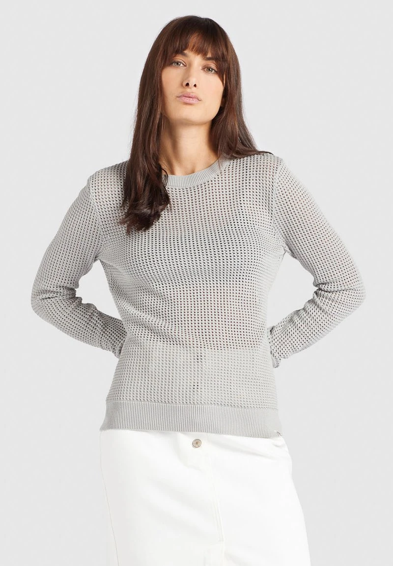 Brandneu ✔️ Khujo COSIMA - Strickpullover - Light Grey, Damen 🎉 1 Brandneu ✔️ Khujo COSIMA - Strickpullover - Light Grey, Damen 🎉