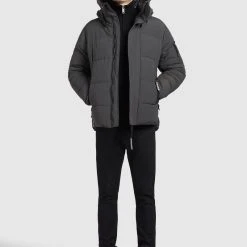 Coupon 🎁 Khujo BARAT - Winterjacke - Dunkelgrau, Herren 🛒 -Khujo Verkaufsladen 1d4677436efe4e1f9fa3b256e02868ac