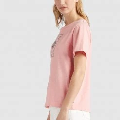 Bestpreis ✨ Khujo HELA - T-Shirt Print - Rosa, Damen 🎉 -Khujo Verkaufsladen 1df0a99bf18449c289bdac7659baf93b