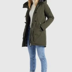 Bester Verkauf 🥰 Khujo CLEAO - Wintermantel - Dunkeloliv, Damen ⭐ -Khujo Verkaufsladen 1e11928080954cbd8270dce4ed580902