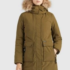 Blitzangebot 👍 Khujo ATHENA - Parka - Oliv, Damen ⭐