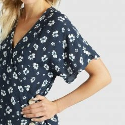 Coupon 🤩 Khujo GIOVANNA - Bluse - Blau-weiß Geblümt, Damen ❤️ -Khujo Verkaufsladen 23ad7370b74a44ed9dc352bfa8e473b9