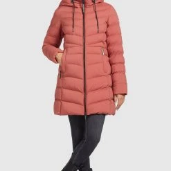 Aktion ⌛ Khujo TUHANI MATT - Winterjacke - Blassrot, Damen ❤️ -Khujo Verkaufsladen 23b496aa6d1a4f6490a961e73c4f891b