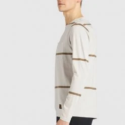 Auslauf 💯 Khujo LUCIAN - Langarmshirt - Beige, Herren ⭐ -Khujo Verkaufsladen 23b8d6c4330f46818835f7e79de6d1ab