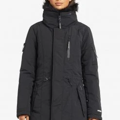 Blitzangebot 🎉 Khujo LIZIE - Wintermantel - Black, Damen 🔔