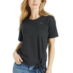 Am billigsten ⌛ Khujo AURELIA - T-Shirt Print - Dunkelgrau Meliert, Damen 🎁 -Khujo Verkaufsladen 24d2871cc40d4ed5a8eb31fabb786780