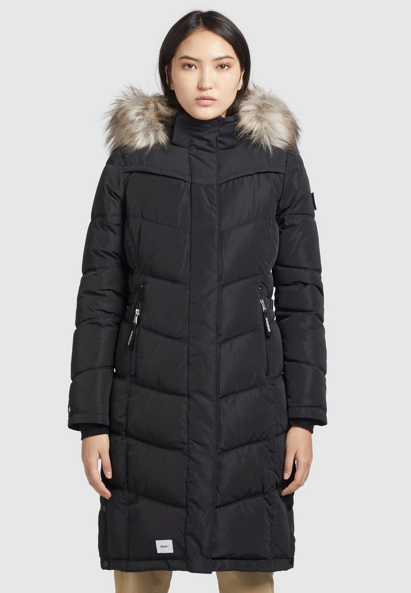 Blitzangebot ❤️ Khujo LUBECK LONG - Wintermantel - Schwarz, Damen 💯 1 Blitzangebot ❤️ Khujo LUBECK LONG - Wintermantel - Schwarz, Damen 💯