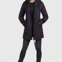 Auslauf 🎁 Khujo JERRY PRIME - Wintermantel - Schwarz, Damen 😀 16 Auslauf 🎁 Khujo JERRY PRIME - Wintermantel - Schwarz, Damen 😀 -Khujo Verkaufsladen 2573d6bc14f646aeb69d80e36dac95d1