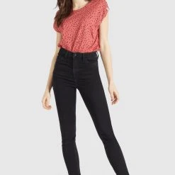 Neu 👏 Khujo TALAJA - T-Shirt Print - Rosa-schwarz Gemustert, Damen 🤩 -Khujo Verkaufsladen 27450d15e23c4d3aa4d721e95ffe68c3