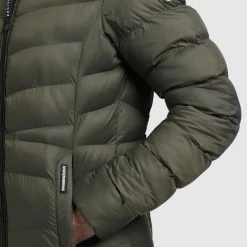 Bestpreis 😉 Khujo INGRAM SHINE - Wintermantel - Dunkeloliv, Damen 😀 -Khujo Verkaufsladen 2838c63376e94a3cbe6e6edfcb14fa19