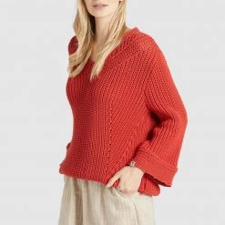 Bestpreis 💯 Khujo NIKKI - Strickpullover - Burned Orange, Damen 🎉