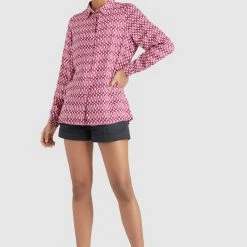 Am billigsten 🛒 Khujo LARISA - Hemdbluse - Cherry, Damen 💯 -Khujo Verkaufsladen 29d166dba7604853b34b718c100c8625