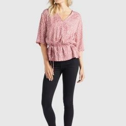 Aktion 🔔 Khujo RINALDA - Bluse - Rot Weiß Geblümt, Damen ✔️ -Khujo Verkaufsladen 2a5d4eaa8e184c09ac5b7a9c75863488