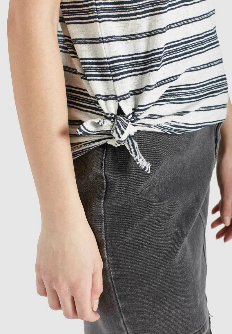 Bestes Angebot ⌛ Khujo MATAMA - T-Shirt Print - Naturweiß-dunkelblau Gestreift, Damen 🎁 4 Bestes Angebot ⌛ Khujo MATAMA - T-Shirt Print - Naturweiß-dunkelblau Gestreift, Damen 🎁 – Bild 4