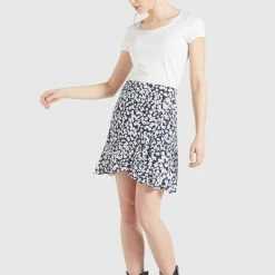 Schlussverkauf 😀 Khujo UNDINE - A-Linien-Rock - Dunkelblau-weiß Geblümt, Damen 🌟 14 Schlussverkauf 😀 Khujo UNDINE - A-Linien-Rock - Dunkelblau-weiß Geblümt, Damen 🌟 -Khujo Verkaufsladen 2c638add342747fd84432d3cfdbb99f4