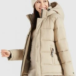 Angebote 😉 Khujo GERDA MATT - Winterjacke - Beige, Damen 👏